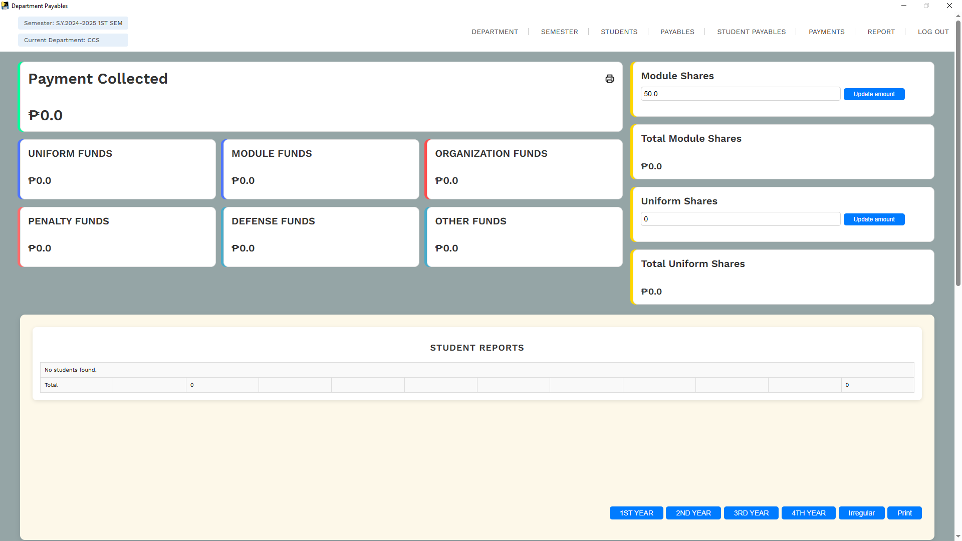 department payables image